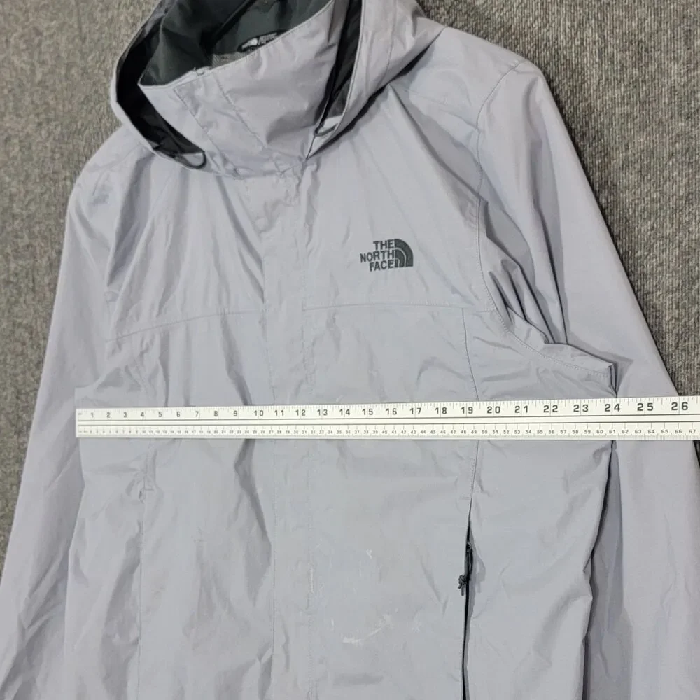 The North Face Dryvent Resolve 2 Rain Jacket Mens XL Gray Hooded NF0A2VD5